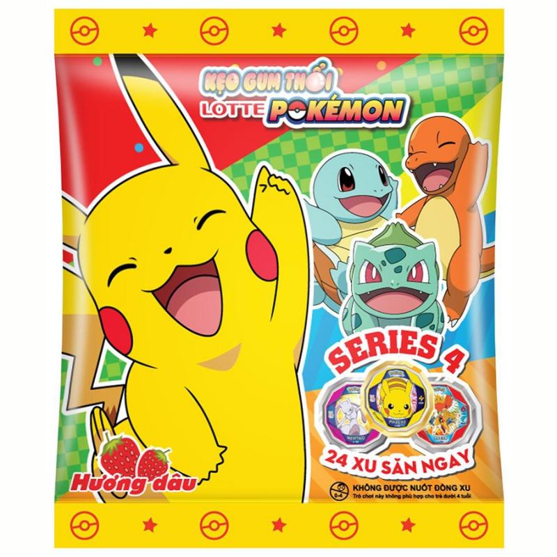 Kẹo Singum Thổi Lotte Pokémon