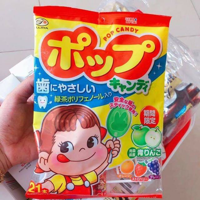 Kẹo mút trái cây Fujiya Pop Candy