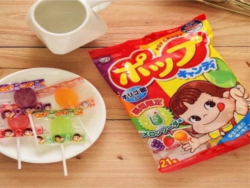 Kẹo mút hoa quả Fujiya Pop Candy chống sâu răng