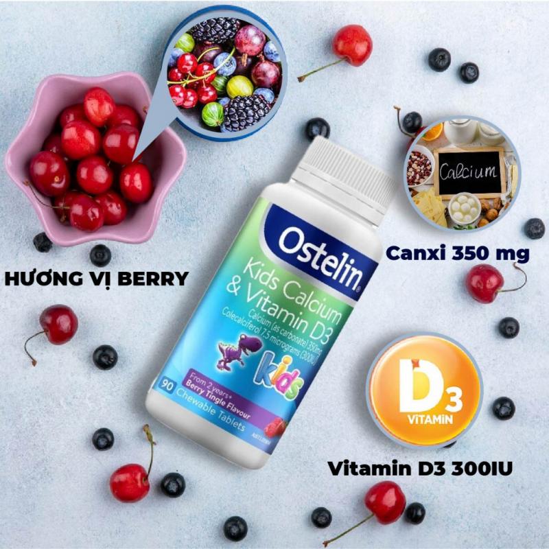 Kẹo Ostelin Kids Calcium & Vitamin D3