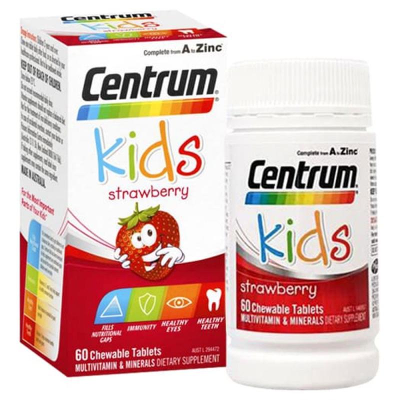 Kẹo Vitamin cho trẻ em Centrum Kids Strawberry