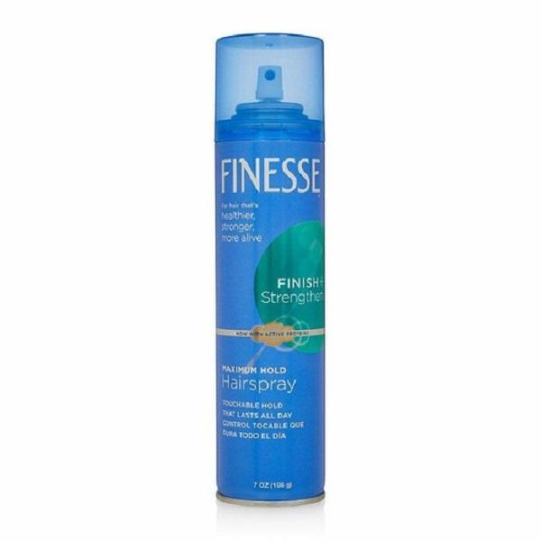 Keo xịt tóc giữ nếp mạnh tối đa Finesse Maximum Hold Aerosol Hairspray 198g