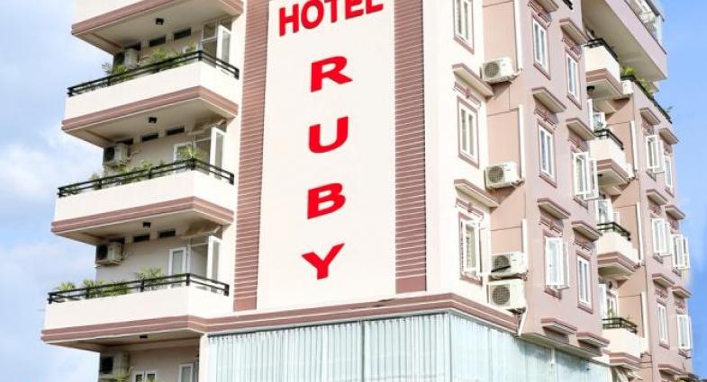 Mặt tiền khách sạn Ruby