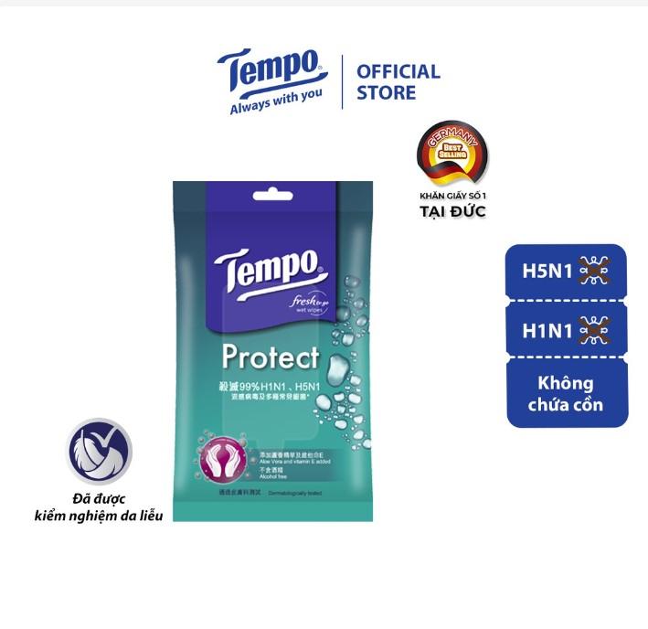 Khăn giấy ướt cao cấp Tempo Wet Wipes