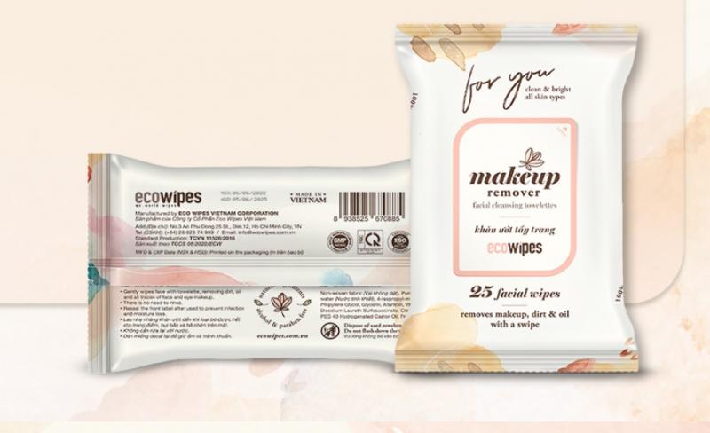 Khăn ướt tẩy trang Makeup Remover Ecowipes