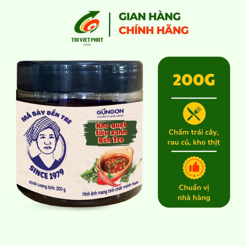 Kho quẹt tiêu xanh Bến Tre GUNGON