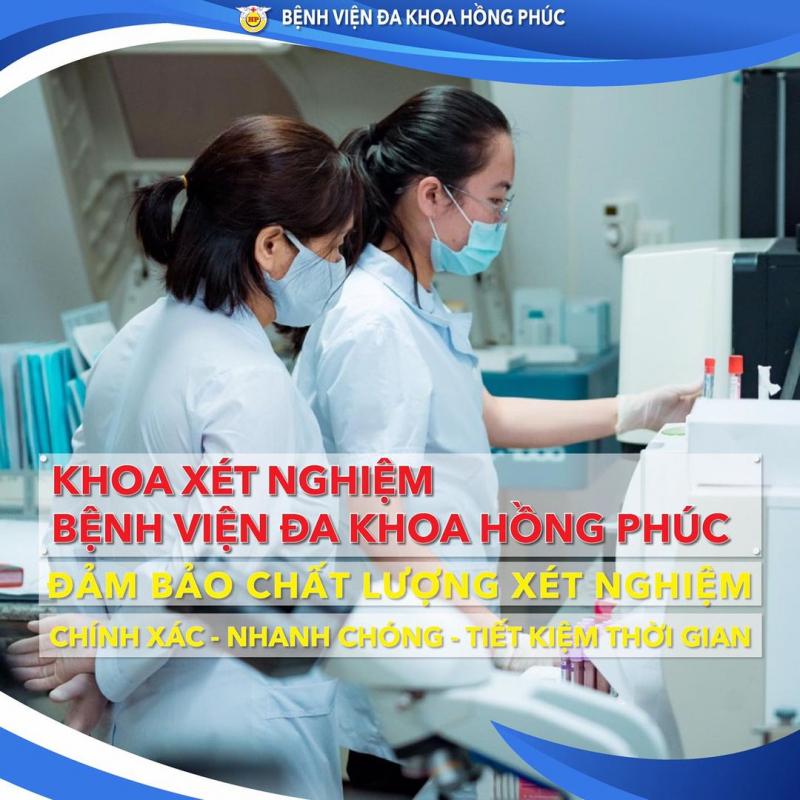 Khoa Xét Nghiệm - Bệnh Viện Đa Khoa Hồng Phúc Bắc Ninh