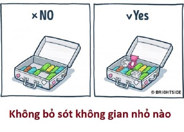 Không bỏ sót không gian nhỏ nào