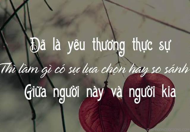 Sự so sánh làm mất giá trị của tình yêu