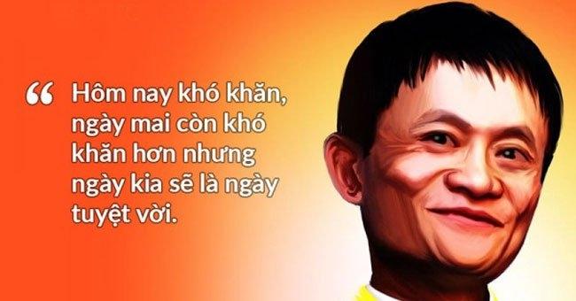 Jack Ma luôn lạc quan trong cuộc sống.