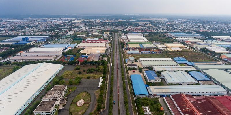 Khu công nghiệp Mỹ Phước 2 tỉnh Bình Dương là khu công nghiệp đầu tiên tại Việt Nam áp dụng mô hình xây dựng mới chính là một khu phức hợp