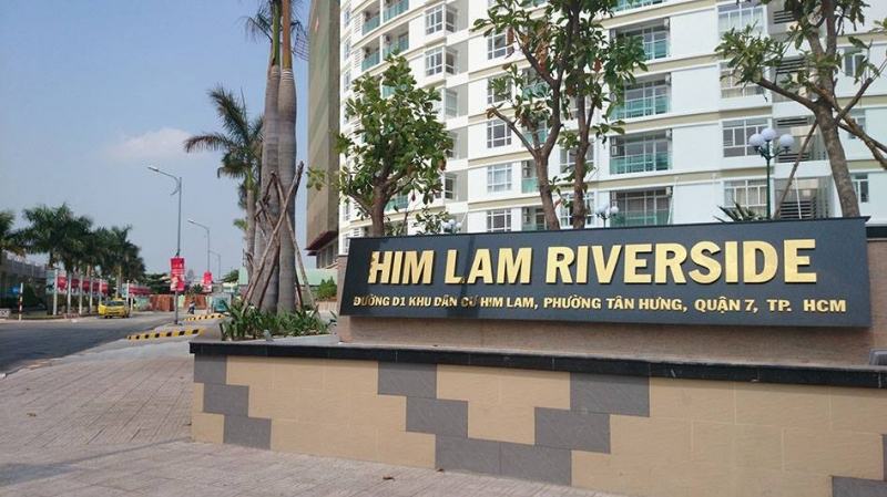 Him Lam urban area is located in the center of District 7, Ho Chi Minh City