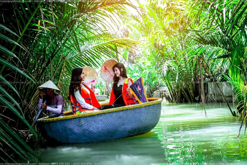 Hoi An coconut forest eco-tourism area