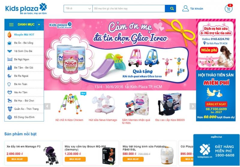 Website mua sắm trực tuyến tốt nhất cho mẹ và bé hiện nay