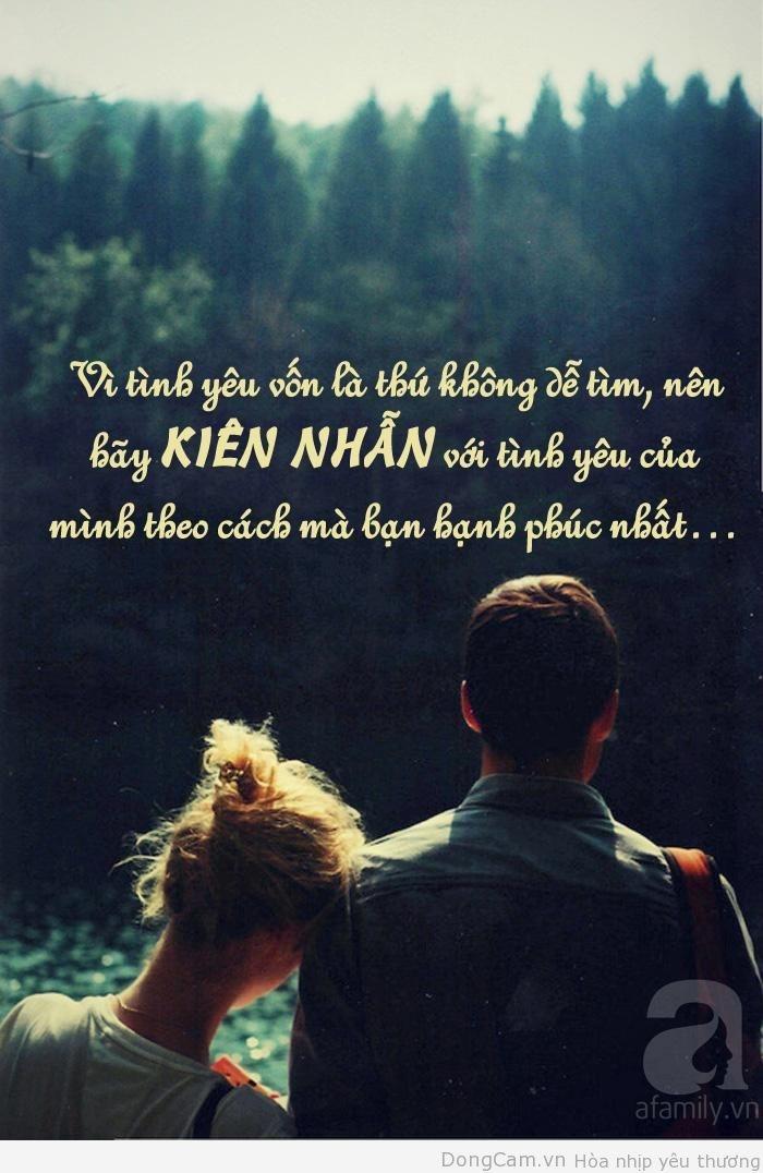 Kiên nhẫn hơn.