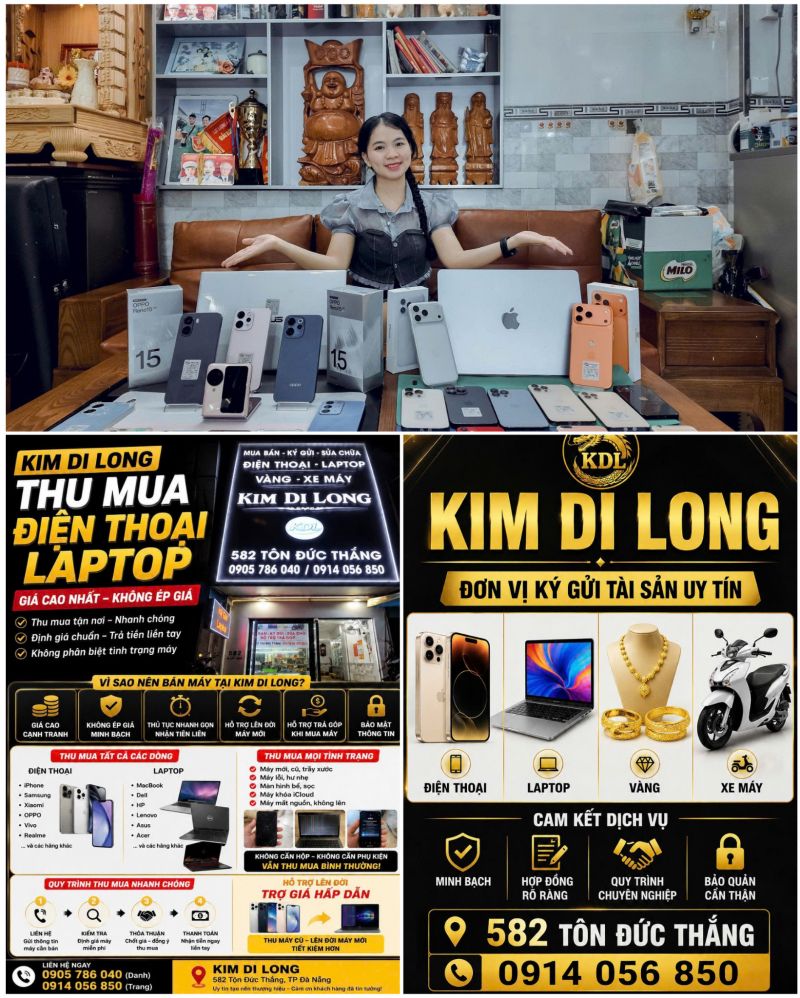 KIM DI LONG MOBILE – Mua bán điện thoại cũ giá tốt, uy tín tại Đà Nẵng