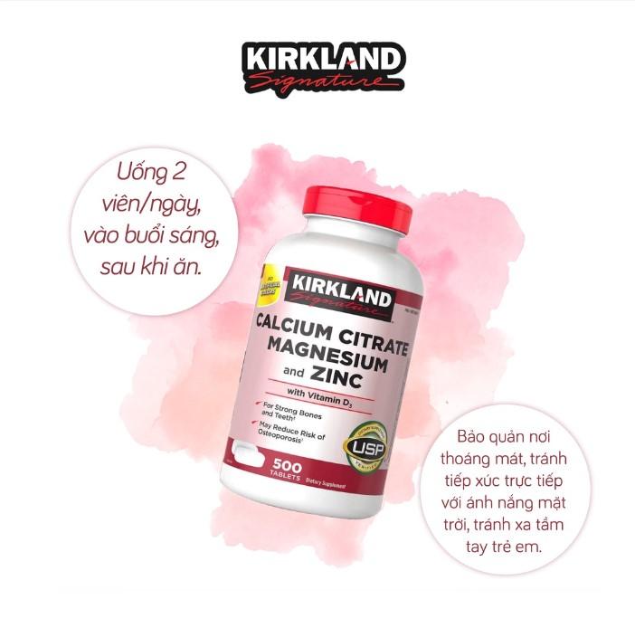 Kirkland Signature Calcium Citrate Magnesium And Zinc