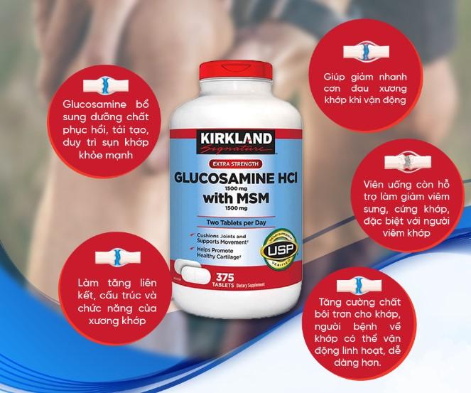 Kirkland Signature Glucosamine HCL 1500mg With MSM 1500mg