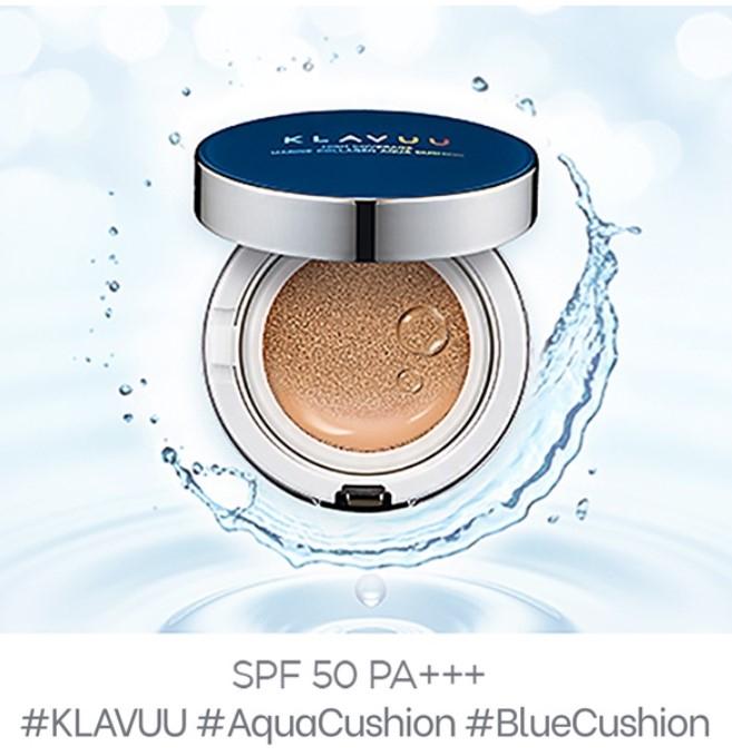 Klavuu Blue Pearlsation High Coverage Marine Collagen Aqua Cushion SPF50 PA+++