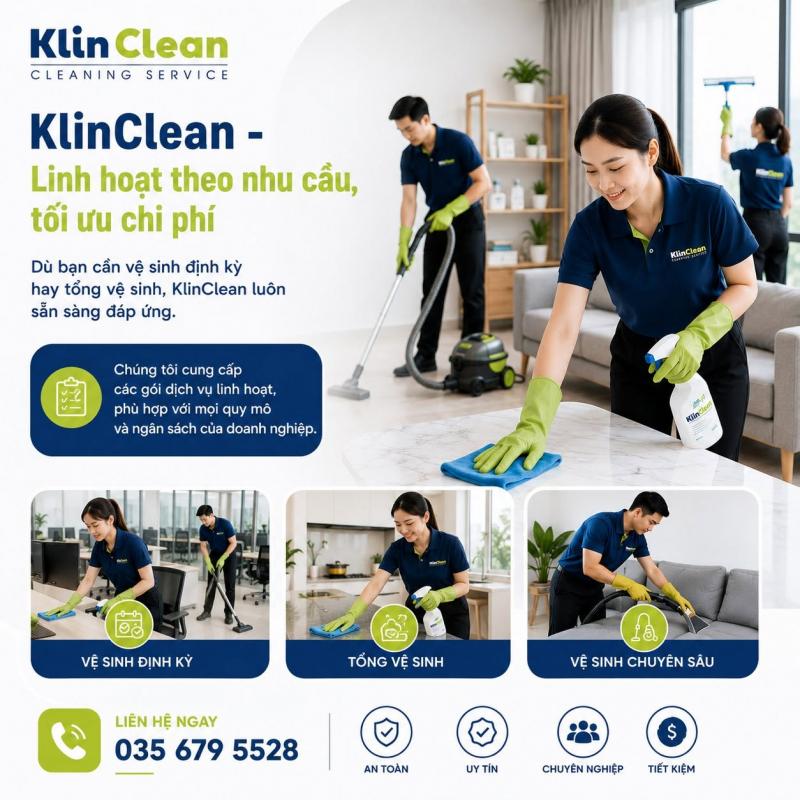 KlinClean – Dịch vụ vệ sinh công nghiệp Hà Nội uy tín, nổi tiếng