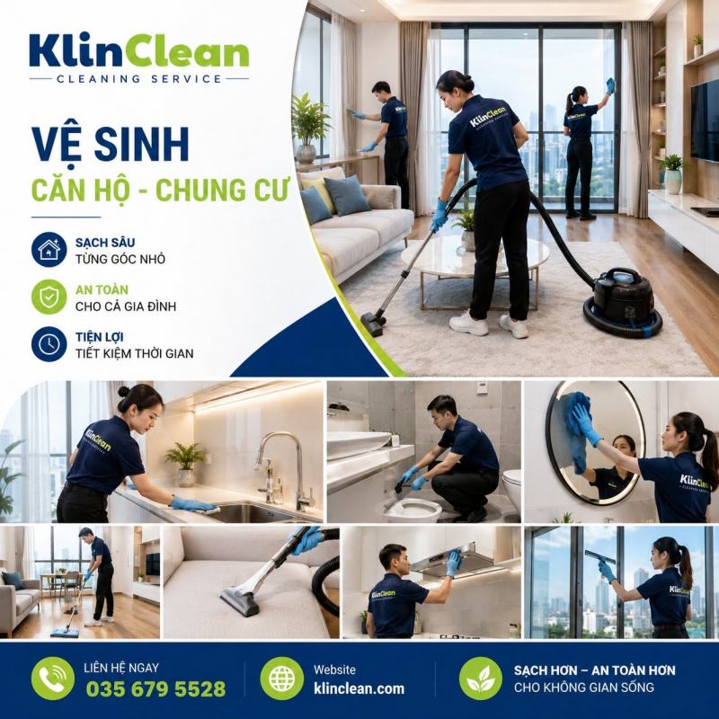 KlinClean – Dịch vụ vệ sinh công nghiệp Hà Nội uy tín, nổi tiếng
