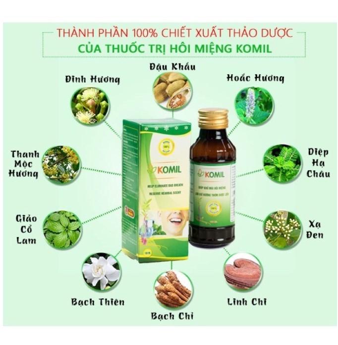 Chất lượng của Komil được các chuyên gia Nha Khoa Việt Nam đánh giá là sản phẩm trị hôi miệng hàng đầu