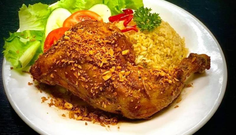 Ảnh minh họa cơm gà  Korea Food