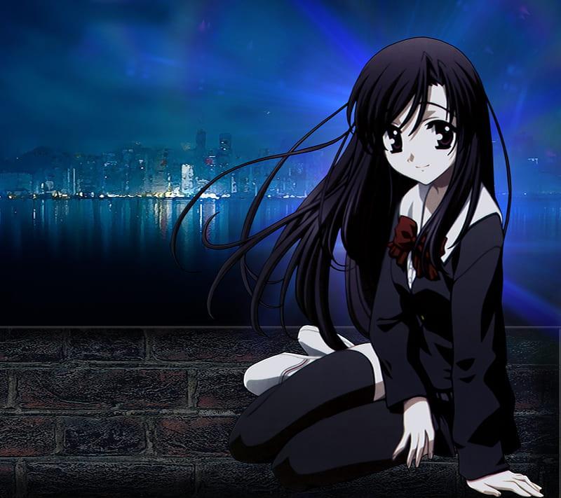 Kotonoha Katsura Black hair Mangaka Anime, Anime, brown, black Hair png |  PNGEgg