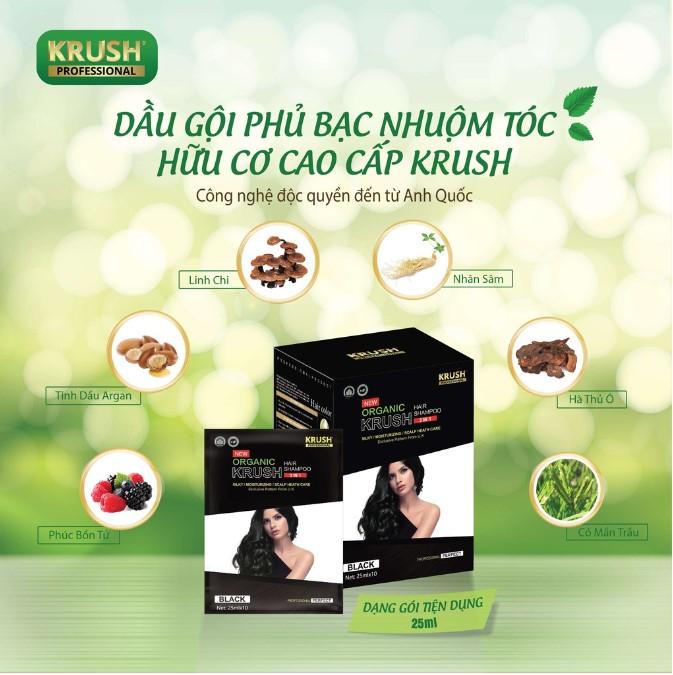 Dầu gội nhuộm tóc thời trang Krush