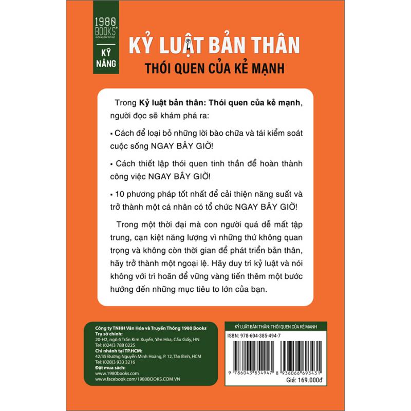 Kỷ luật bản thân - Thói quen của kẻ mạnh