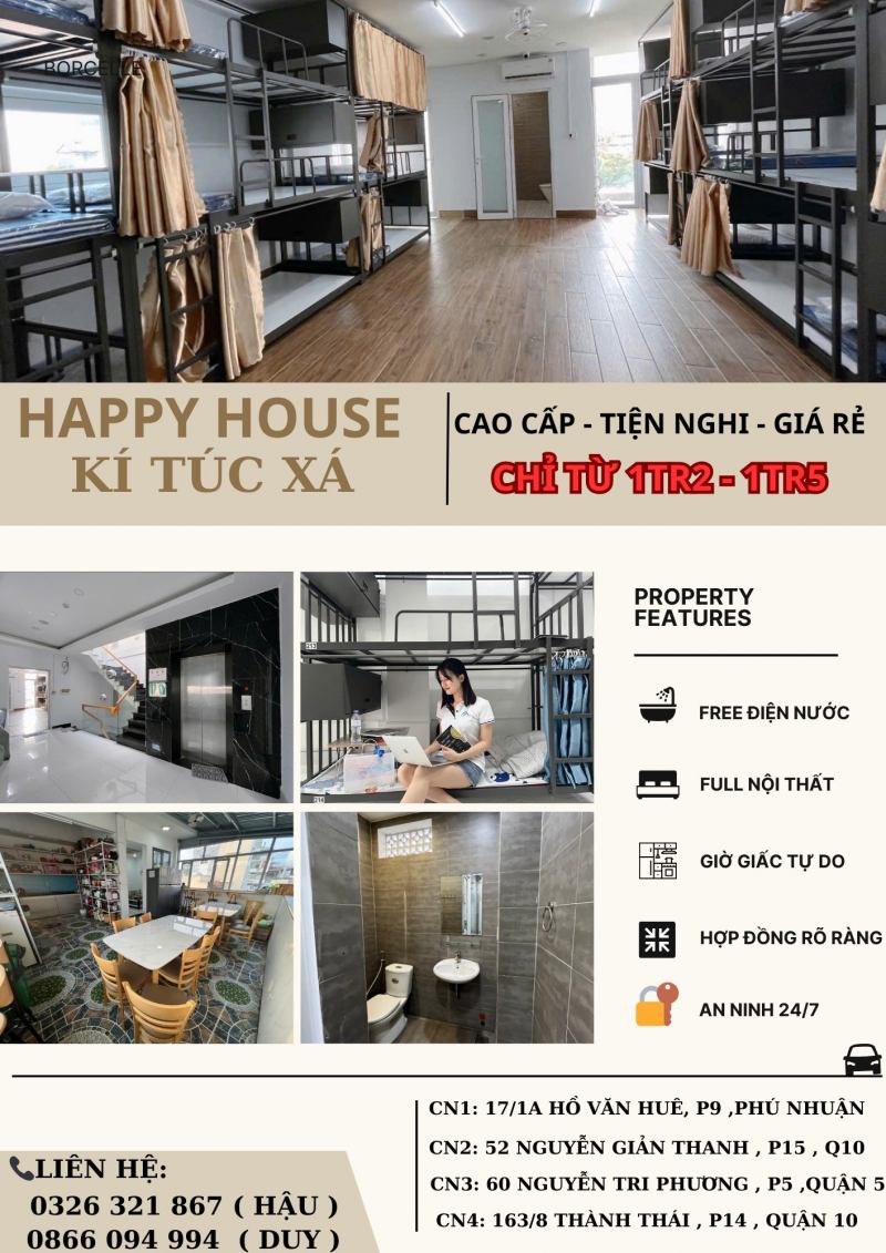 Ký Túc Xá Happy House