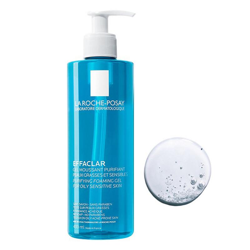 Gel rửa mặt tạo bọt cho da dầu nhạy cảm La Roche-Posay