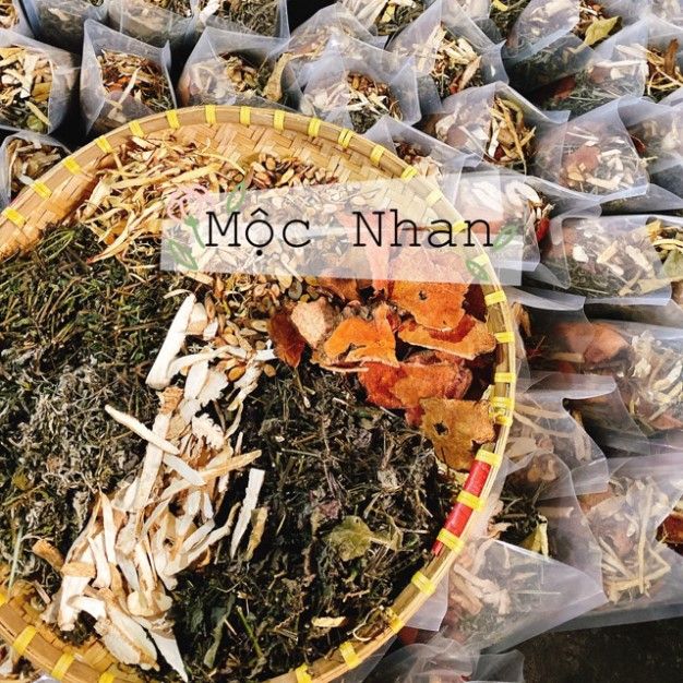 Thành phần của Lá xông sau sinh MỘC NHAN