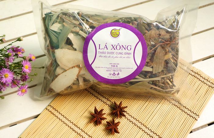 Lá xông thảo dược Cung Đình