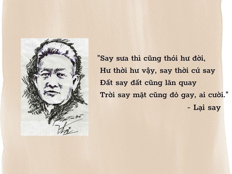 Lại say