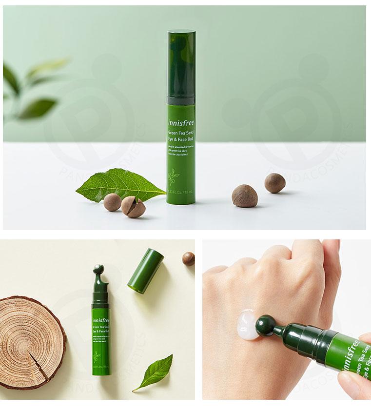 Lăn dưỡng da mắt Innisfree Green Tea Seed Eye & Face Ball