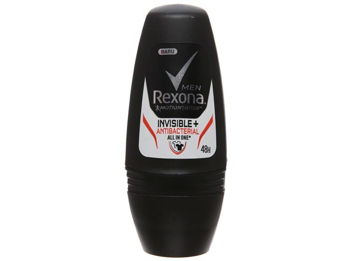 Lăn khử mùi Rexona Men Invisible & Antibacterial