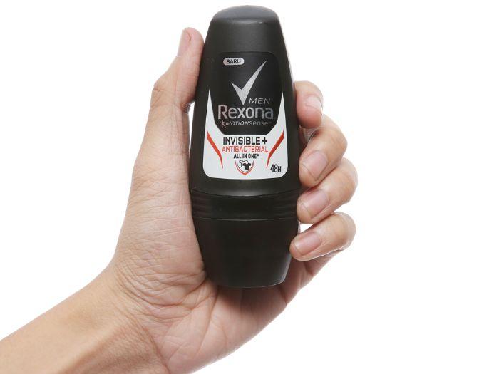 Lăn khử mùi Rexona Men Invisible & Antibacterial