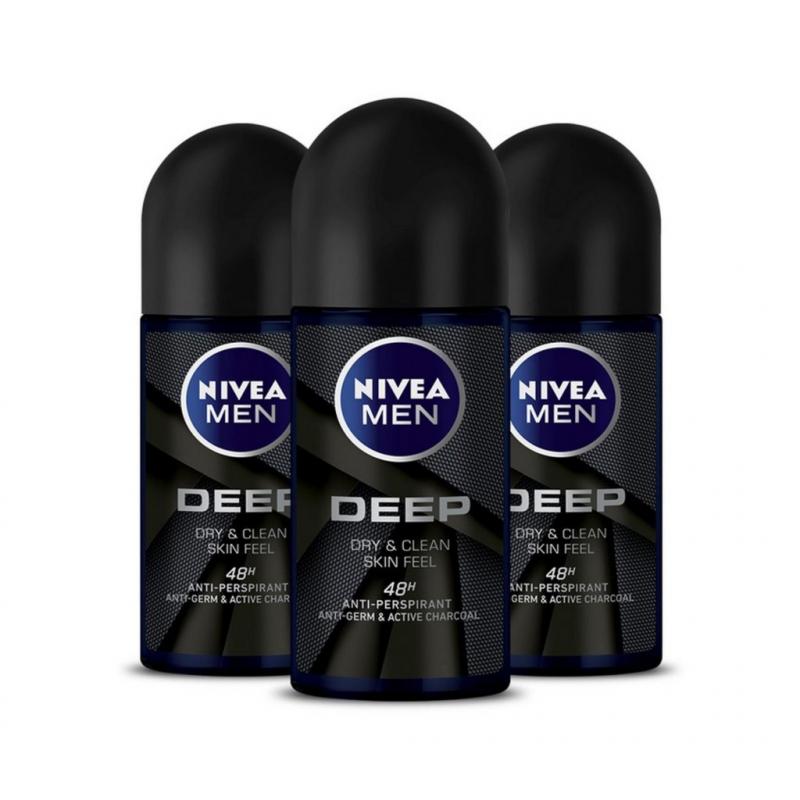 Lăn ngăn mùi Nivea Men than hoạt tính