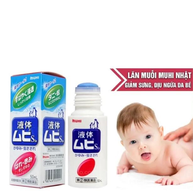 Lăn trị muỗi đốt Muhi Nhật