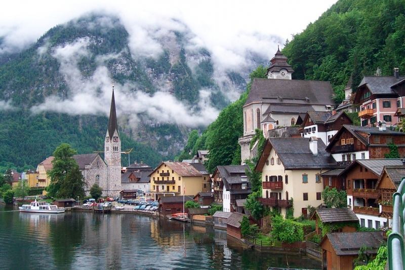 Một Hallstatt thanh bình vào mùa hạ