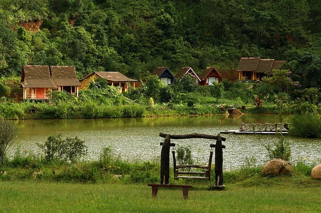 Toàn cảnh ngôi làng