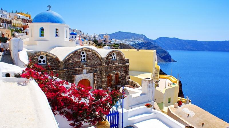 Làng Oia, Santorini ở Hy Lạp