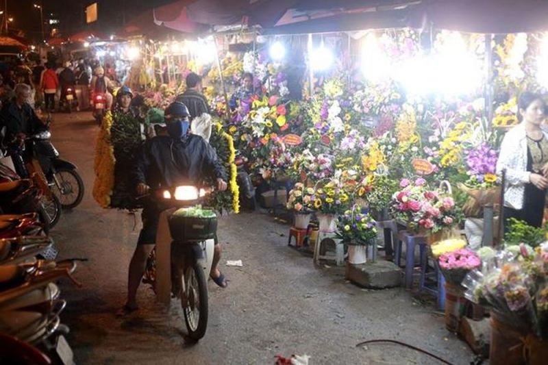 Làng/chợ hoa Nghi Tàm