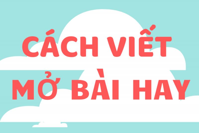 Lập dàn ý - Mở bài