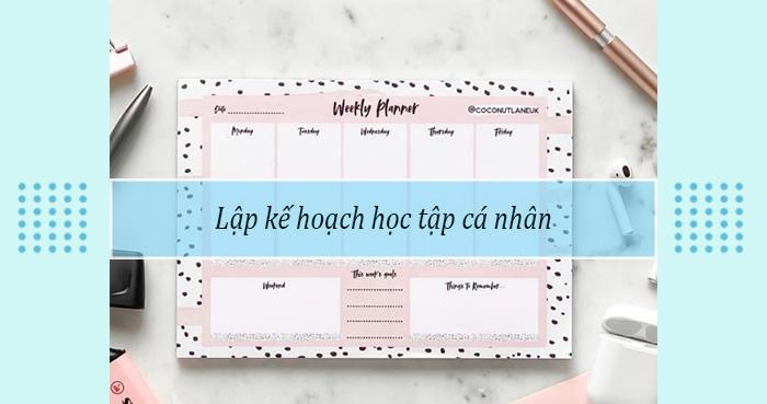 Lập kế hoạch học tập