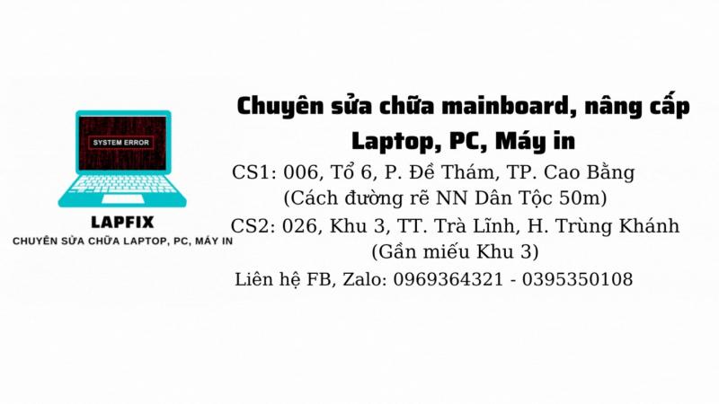 Lapfix Cao Bằng