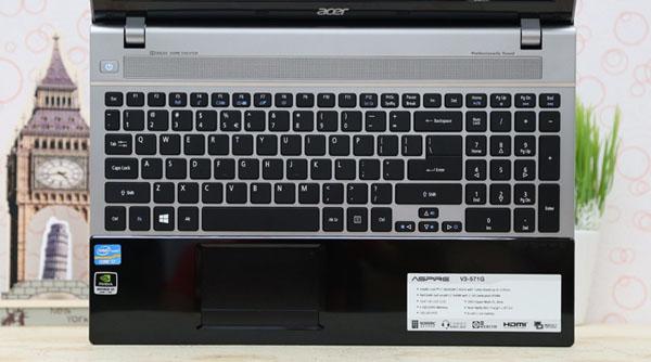 Laptop Acer Aspire V3 571G Core i7 3630QM RAM8G SSD256GB 15inch vga rời NVIDIA GT730 4G