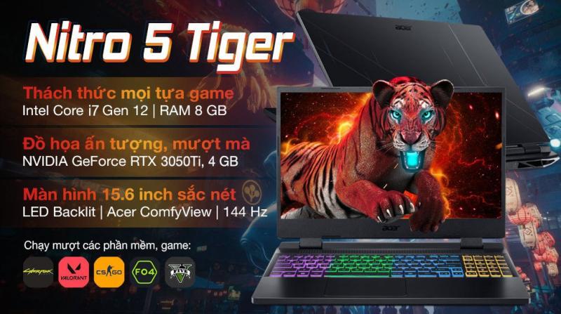 Laptop Acer Nitro 5 Tiger AN515-58-773Y