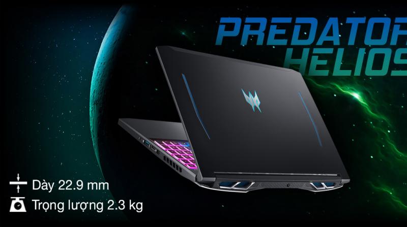 Laptop Acer Predator Helios PH315 54 78W5 i7 11800H/8GB/512GB/4GB RTX3050Ti/144Hz/Balo/Win10 (NH.QC5SV.001)